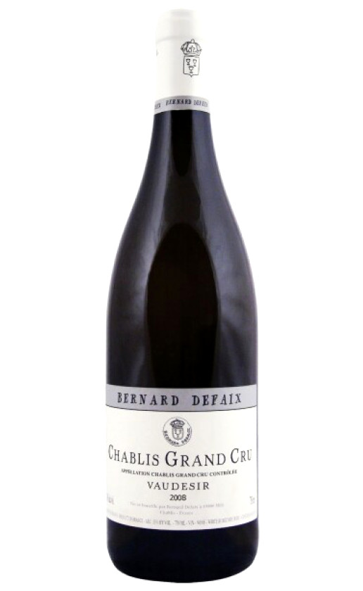 Wine Domaine Bernard Defaix Chablis Grand Cru Vaudesir 2008
