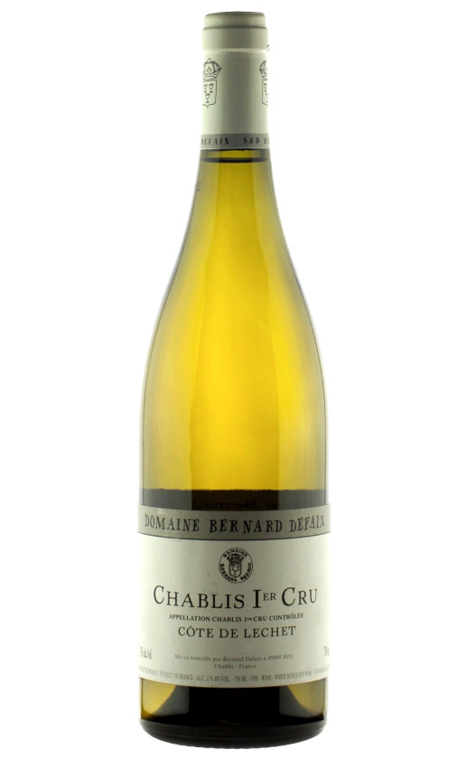 Вино Domaine Bernard Defaix Chablis Premier Cru Cote de Lechet 2018