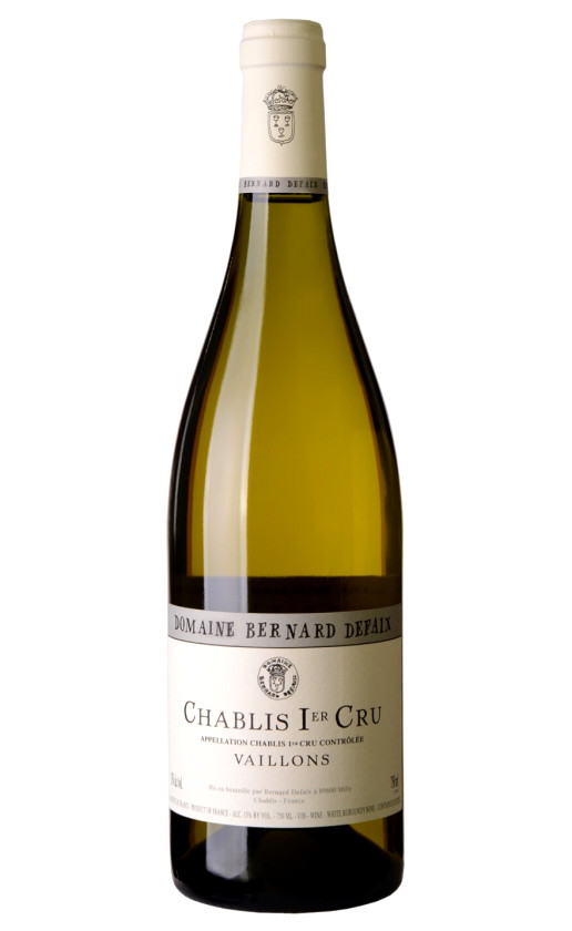 Wine Domaine Bernard Defaix Chablis Premier Cru Les Vaillons 2017