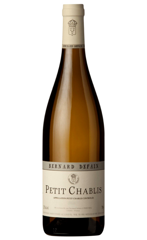 Wine Domaine Bernard Defaix Petit Chablis 2018