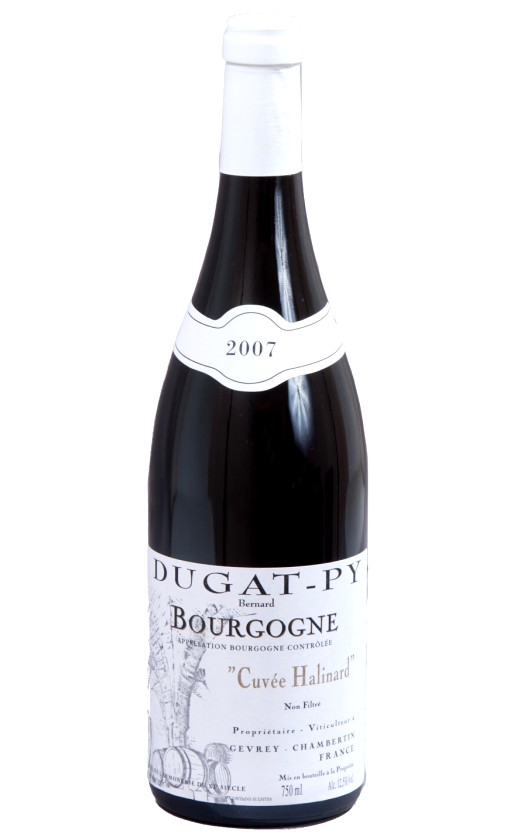 Wine Domaine Bernard Dugat Py Bourgogne Cuvee Halinard 2007