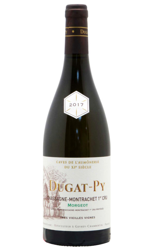 Wine Domaine Bernard Dugat Py Chassagne Montrachet 1 Er Cru Morgeot Tres Vieilles Vignes 2017