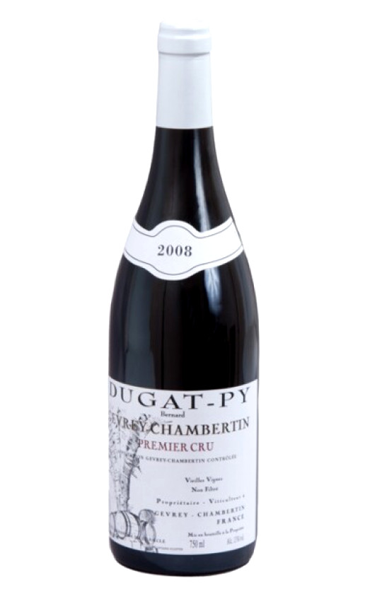 Wine Domaine Bernard Dugat Py Gevrey Chambertin Premier Cru Vieilles Vignes 2008