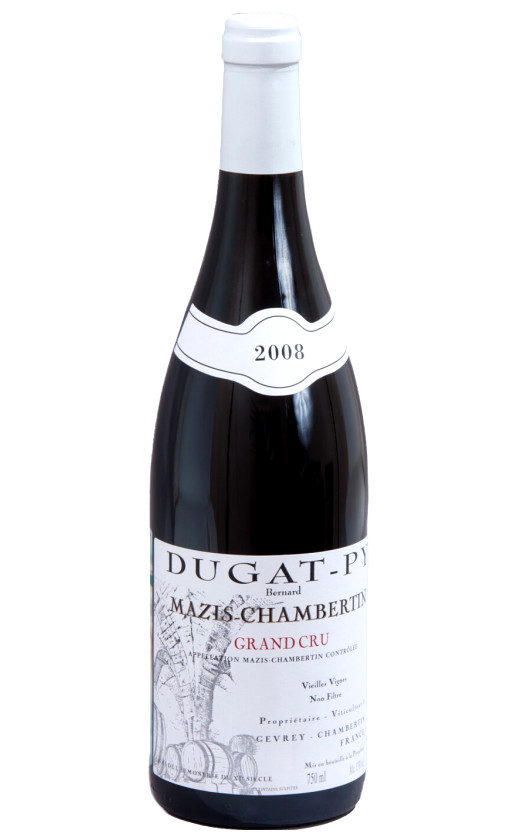 Вино Domaine Bernard Dugat-Py Mazis-Chambertin Grand Cru Vieilles Vignes 2008