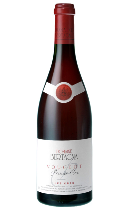 Wine Domaine Bertagna Vougeot 1 Er Cru Les Cras 2016