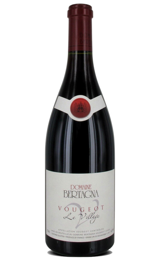 Вино Domaine Bertagna Vougeot Le Village Rouge 2013