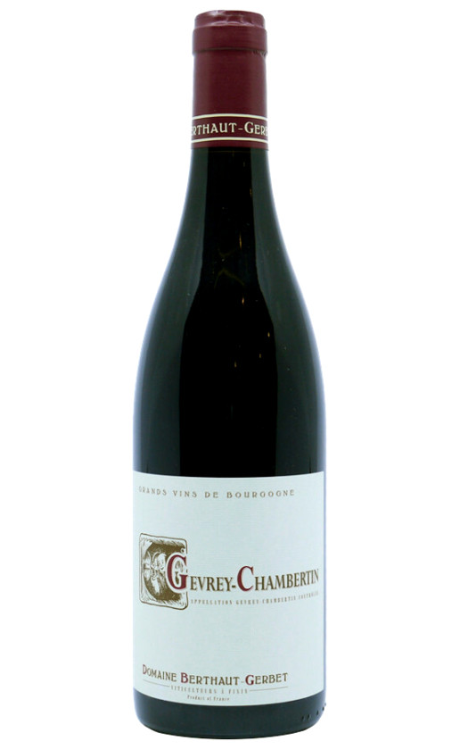 Вино Domaine Berthaut-Gerbet Gevrey-Chambertin 2018