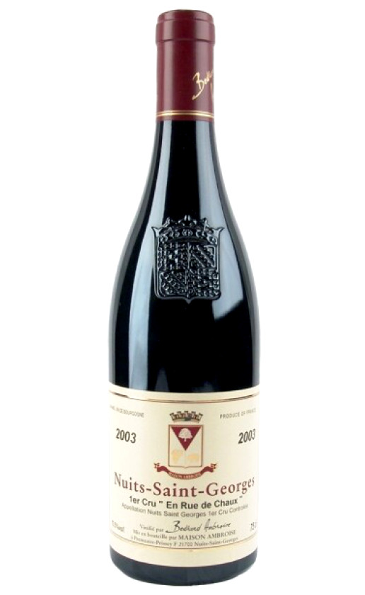 Вино Domaine Bertrand Ambroise Nuits-Saint-Georges Premier Cru En Rue de Chaux 2003