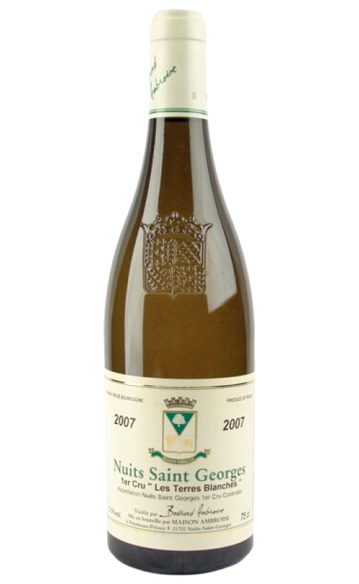 Wine Domaine Bertrand Ambroise Nuits Saint Georges Premier Cru Les Terres Blanches 2007