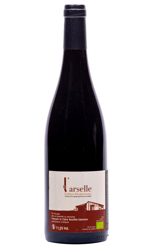 Wine Domaine Bouillot Salomon Larselle Collines Rhodaniennes 2015