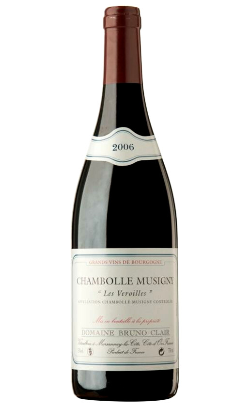 Вино Domaine Bruno Clair Chambolle-Musigny Les Veroilles 2006