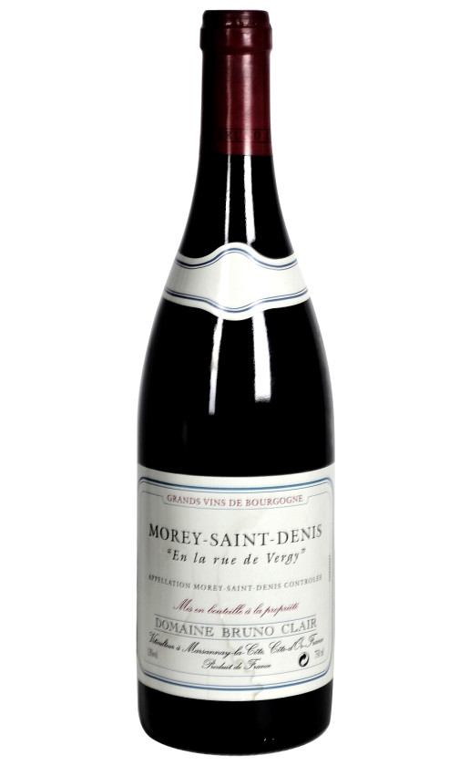 Вино Domaine Bruno Clair En la rue de Vergy Rouge Morey-Saint-Denis 2006
