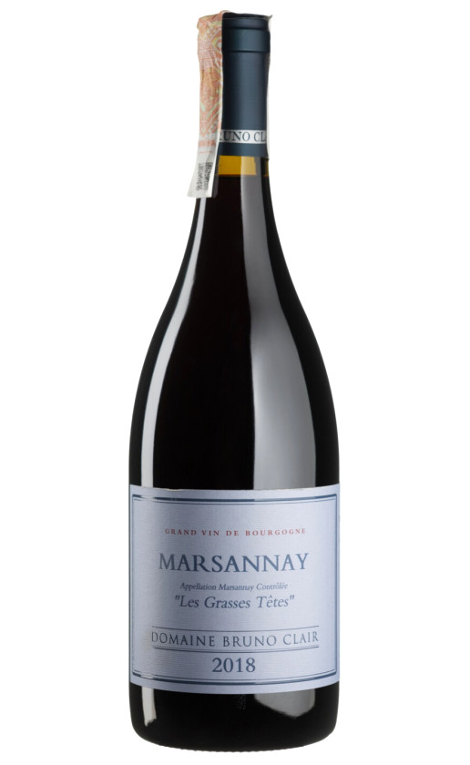 Wine Domaine Bruno Clair Marsannay Les Grasses Tetes 2018
