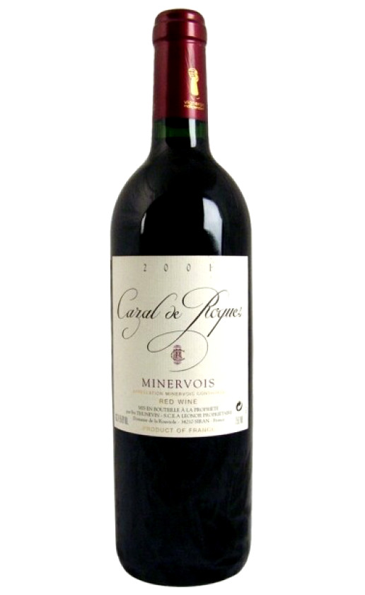 Wine Domaine Cazal De Roques Minervois 2001