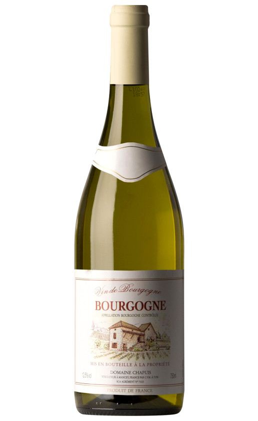 Wine Domaine Chapuis Bourgogne Blanc 2008