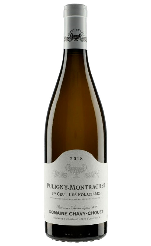 Вино Domaine Chavy-Chouet Puligny-Montrachet Premier Cru Les Folatieres 2018