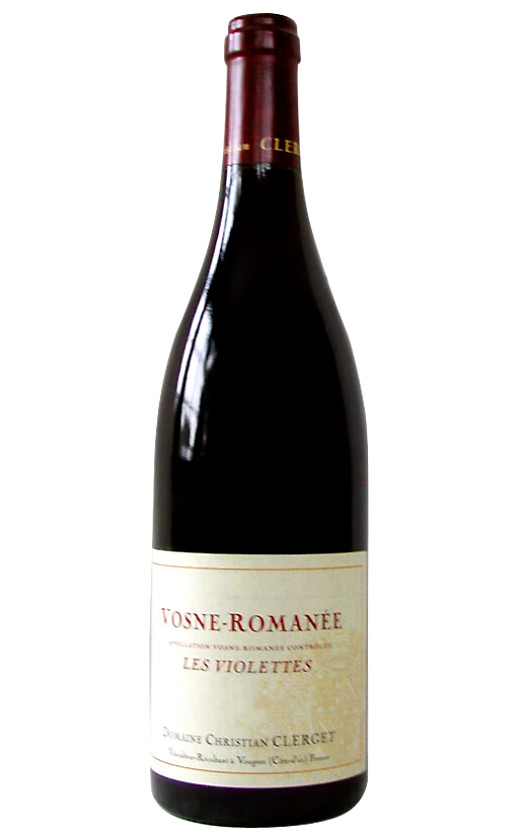 Wine Domaine Christian Clerget Vosne Romanee 1 Er Cru Les Violettes 2008