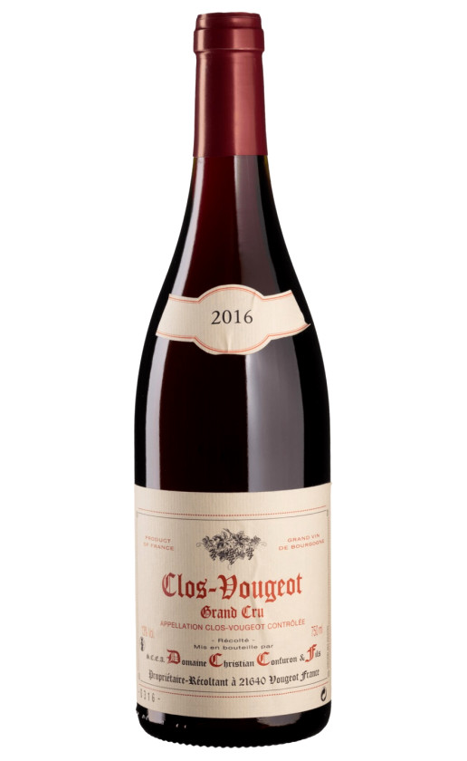 Wine Domaine Christian Confuron Et Fils Clos Vougeot Grand Cru 2016