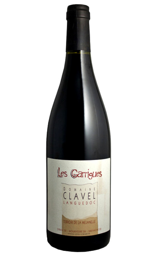 Wine Domaine Clavel Les Garrigues Languedoc 2008