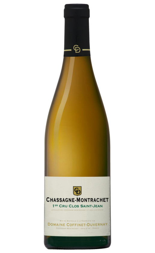 Wine Domaine Coffinet Duvernay Chassagne Montrachet 1Er Cru Clos Saint Jean 2019