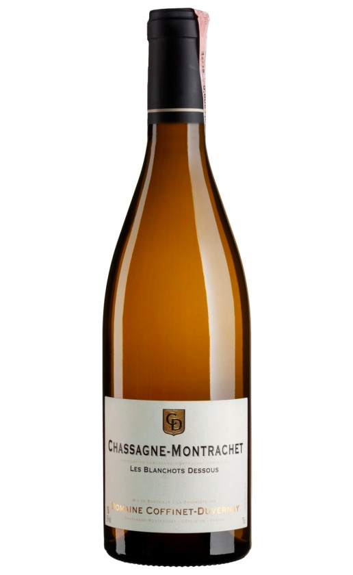 Wine Domaine Coffinet Duvernay Chassagne Montrachet Les Blanchots Dessous 2019