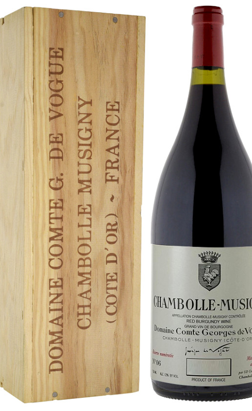 Domaine Comte Georges de Vogue Chambolle-Musigny 2015 wooden box