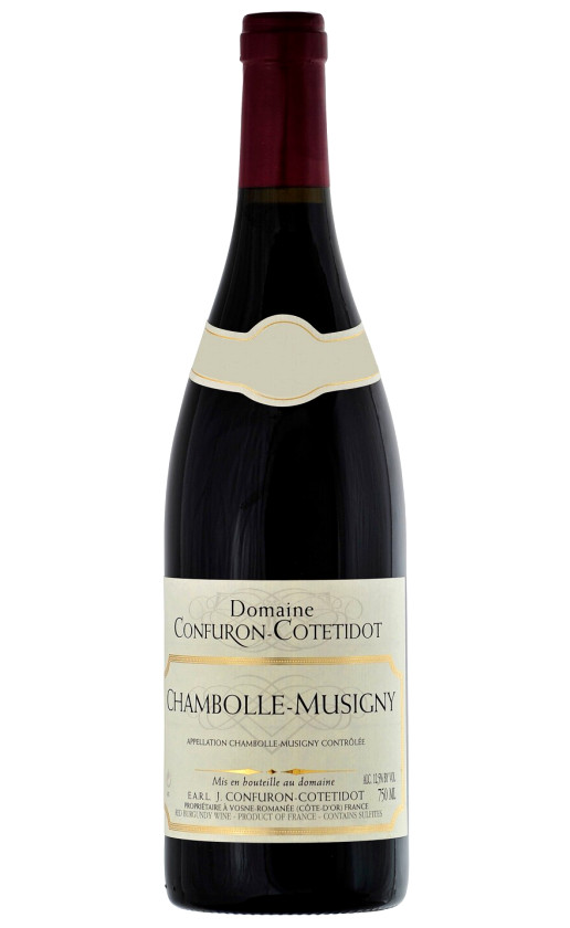 Wine Domaine Confuron Cotetidot Chambolle Musigny 2018