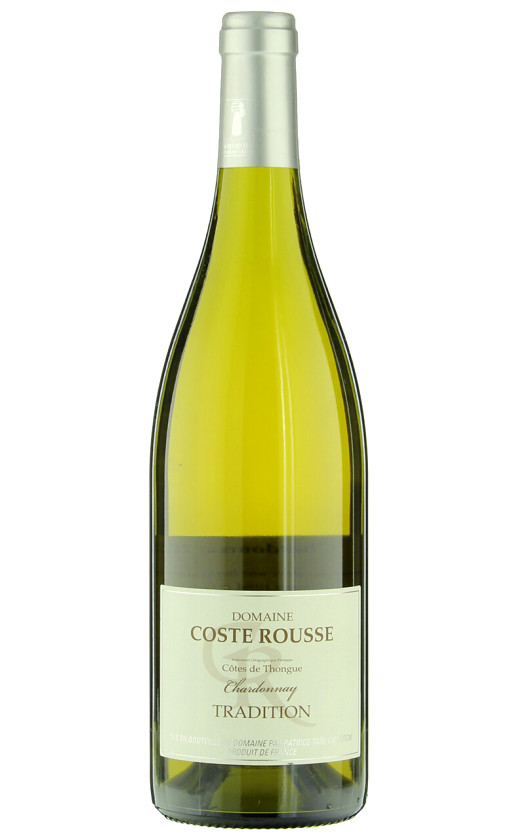 Wine Domaine Coste Rousse Chardonnay Tradition Cotes De Thongue 2019