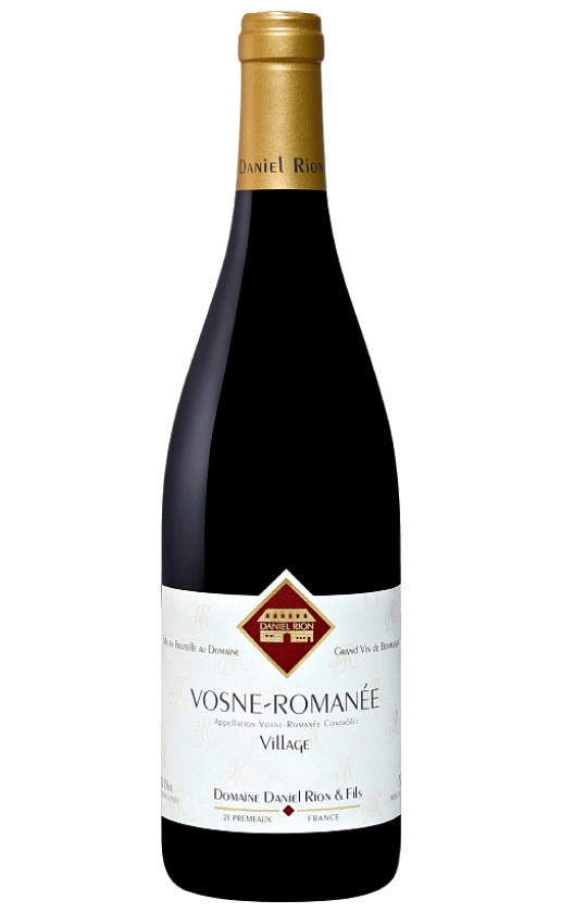 Wine Domaine Daniel Rion Fils Vosne Romanee Village 2017