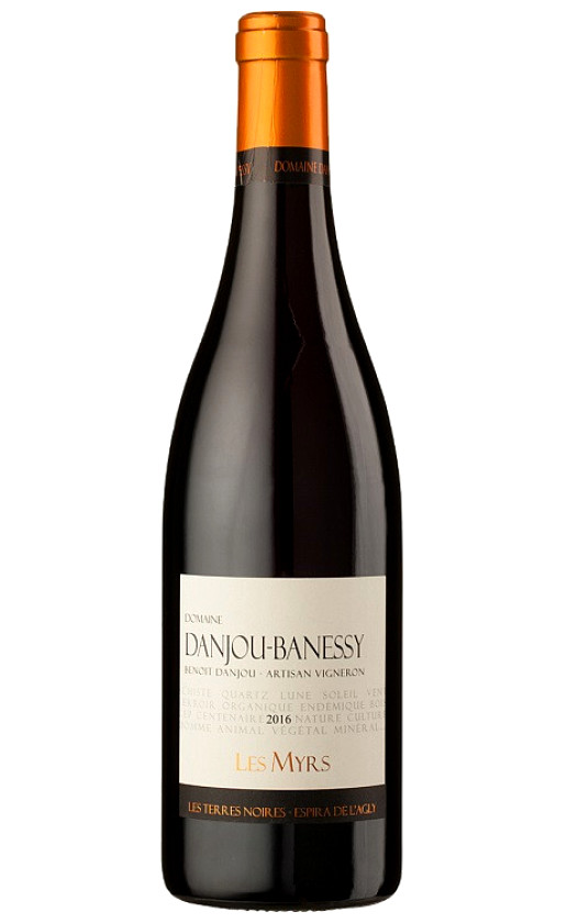 Wine Domaine Danjou Banessy Les Myrs 2016