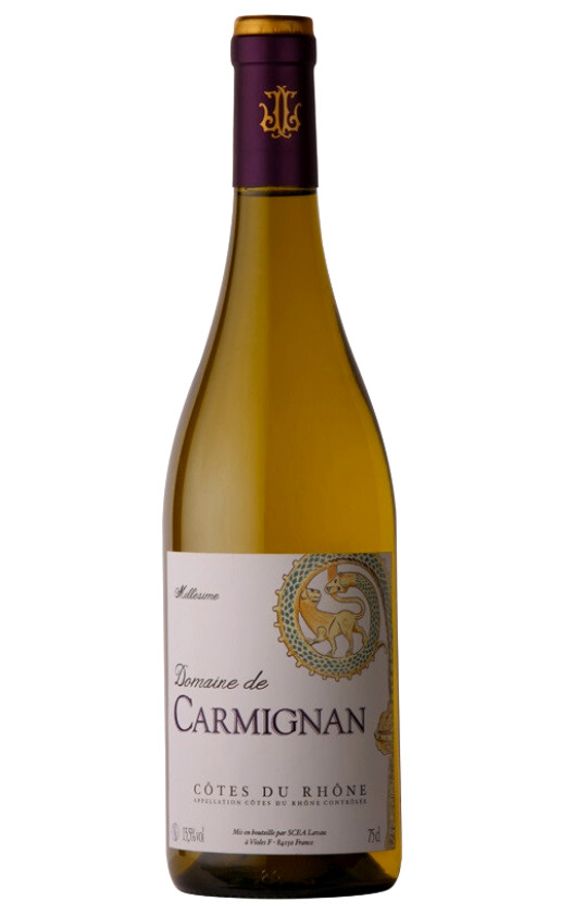 Wine Domaine De Carmignan Cotes Du Rhone Blanc 2018