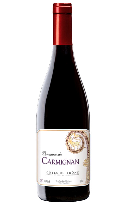 Вино Domaine de Carmignan Cotes du Rhone Rouge 2018
