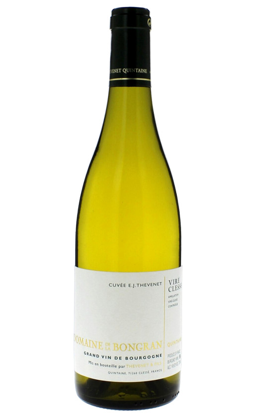 Вино Domaine de la Bongran Vire-Clesse Cuvee E.J.Thevenet 2015