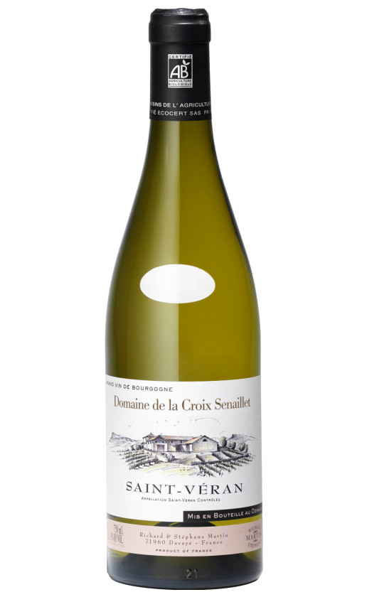 Wine Domaine De La Croix Senaillet Saint Veran 2019