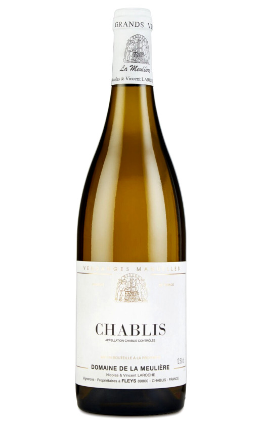 Wine Domaine De La Meuliere Chablis 2015
