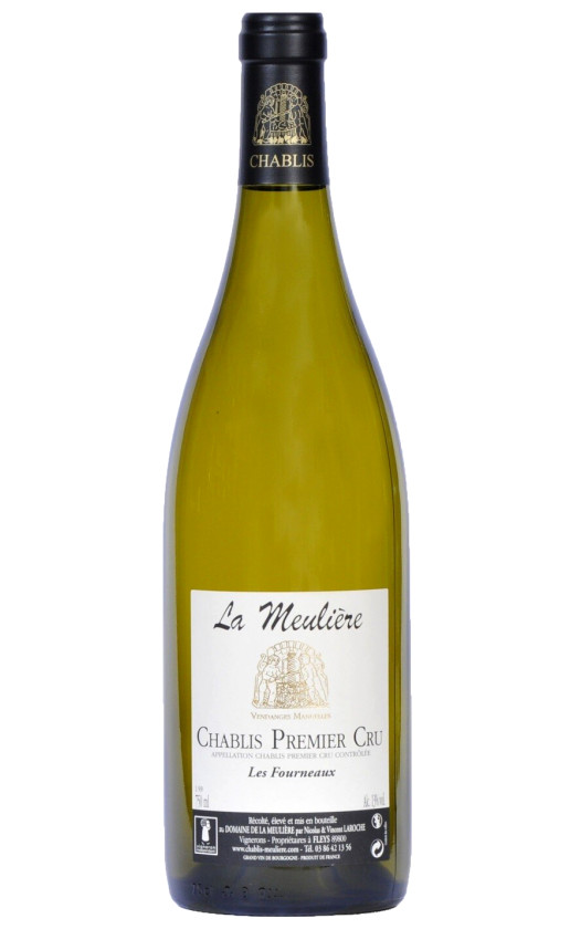 Вино Domaine de la Meuliere Chablis Premier Cru Les Fourneaux 2014