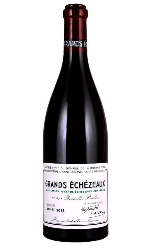 Вино Domaine de la Romanee-Conti Grands Echezeaux 2015