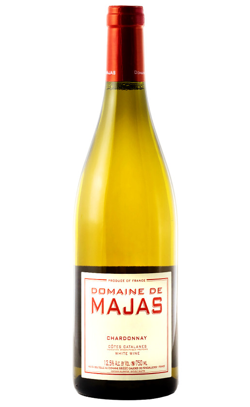 Wine Domaine De Majas Chardonnay Cotes Catalanes 2017