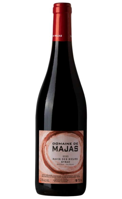 Вино Domaine de Majas Ravin des Sieurs Cotes Catalanes 2020