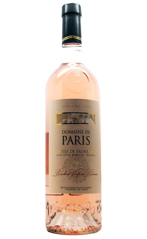 Wine Domaine De Paris Cotes De Provence