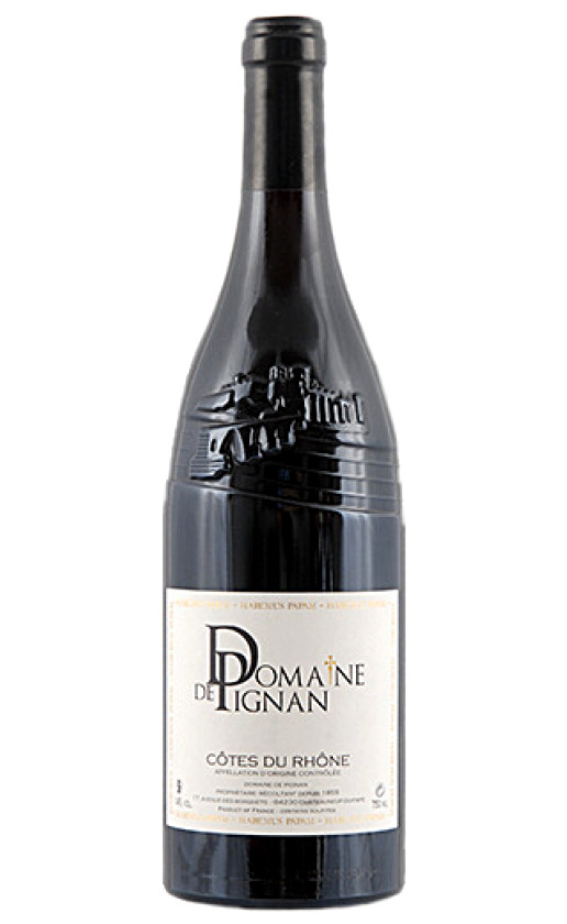 Wine Domaine De Pignan Cote Du Rhone Rouge 2019