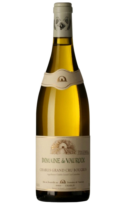 Вино Domaine de Vauroux Chablis Grand Cru Bougros 2011