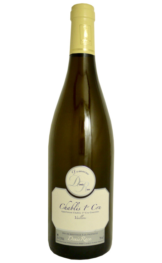 Wine Domaine Denis Race Chablis 1Er Cru Vaillons 2015