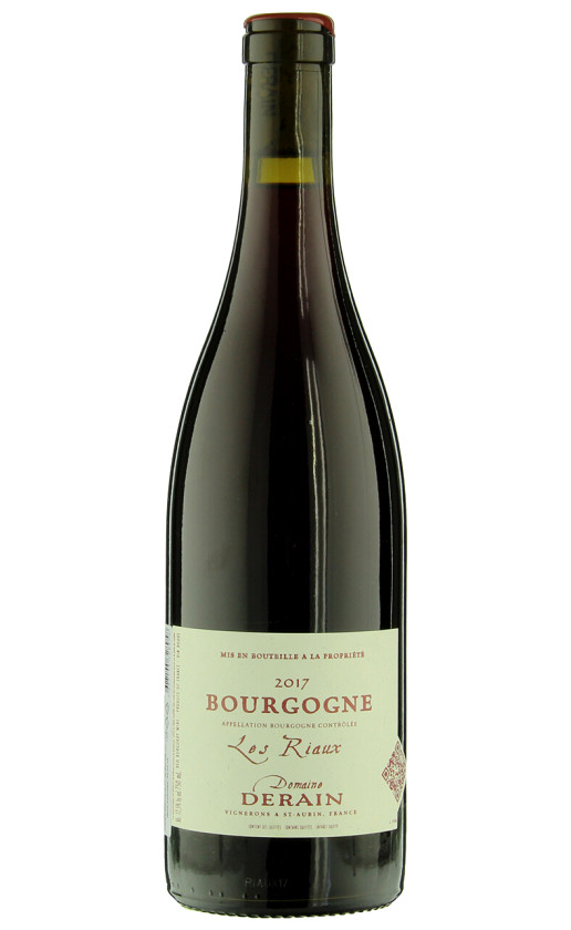 Wine Domaine Derain Bourgogne Les Riaux 2017