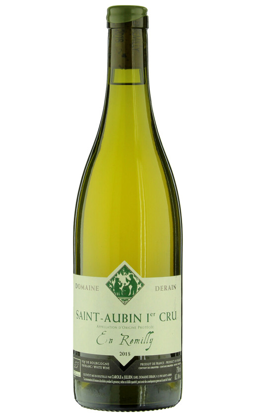 Wine Domaine Derain Saint Aubin 1Er Cru En Remilly 2018