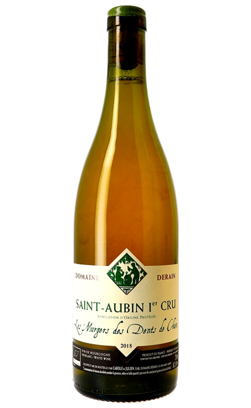Wine Domaine Derain Saint Aubin Premier Cru Murgers Des Dents De Chien 2018