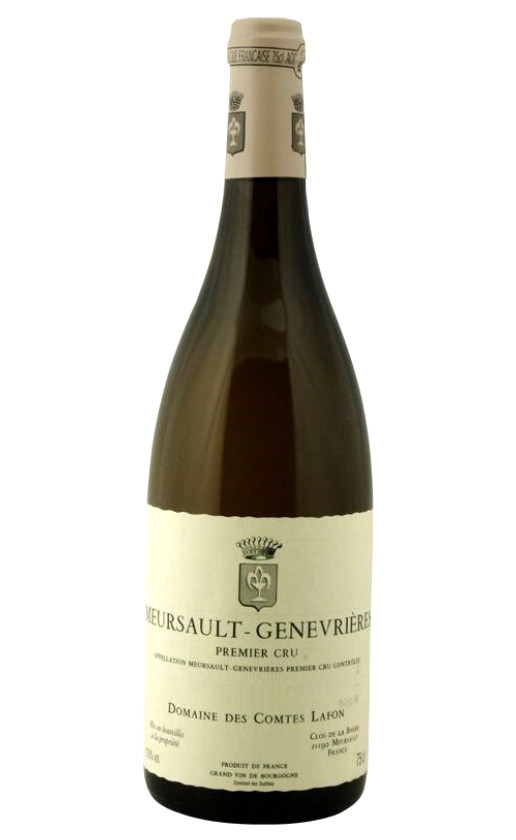 Wine Domaine Des Comtes Lafon Meursault Genevrieres 1 Er Cru 2004