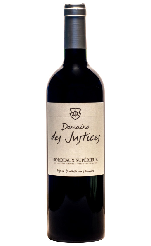 Вино Domaine des Justices Rouge Bordeaux Superieur 2018