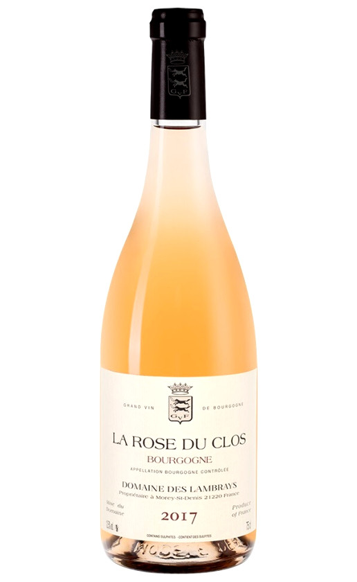 Wine Domaine Des Lambrays La Rose Du Clos Bourgogne 2017