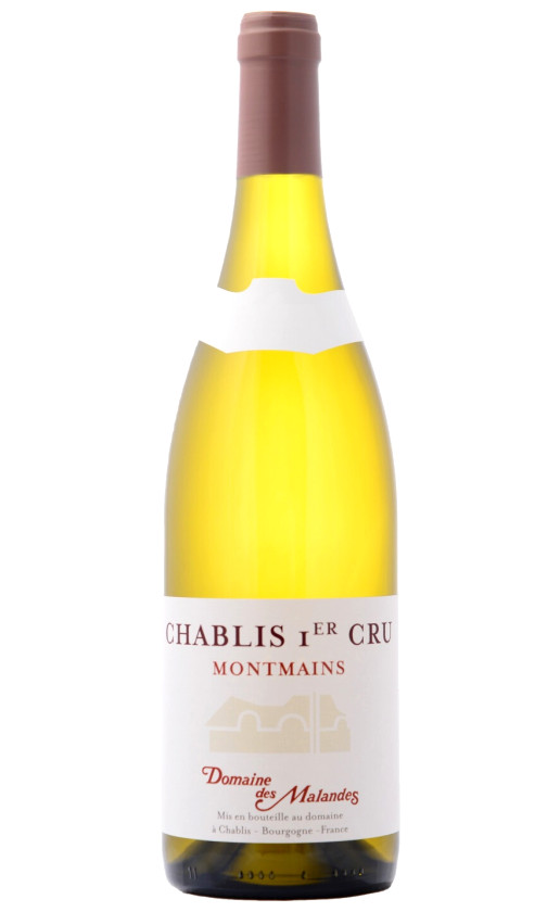 Вино Domaine des Malandes Chablis Premier Cru Montmains 2019